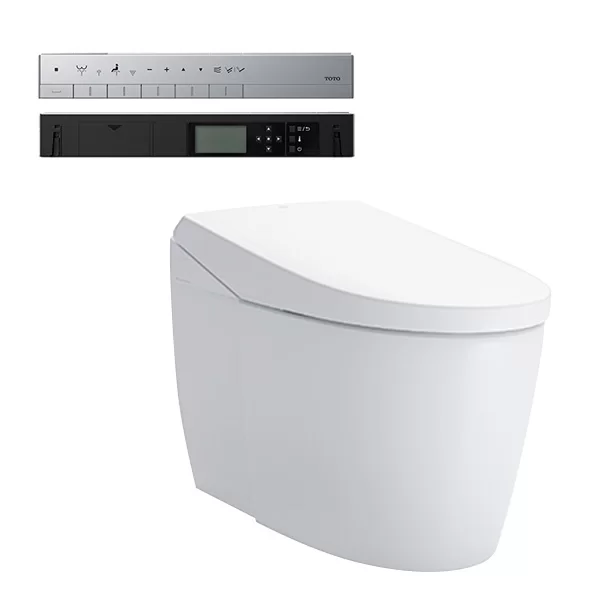 TOTO NEOREST AS P-Trap smart toilet with remote controller white finish