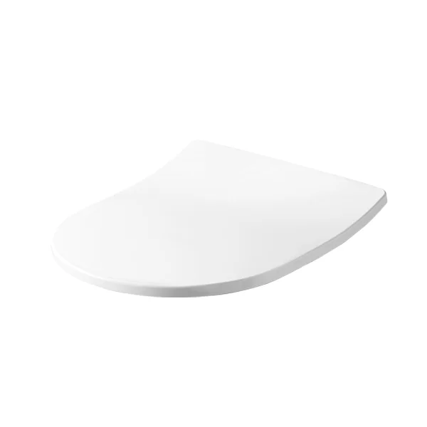 TC513AW slim D shape toilet seat cover with soft closing urea resin design