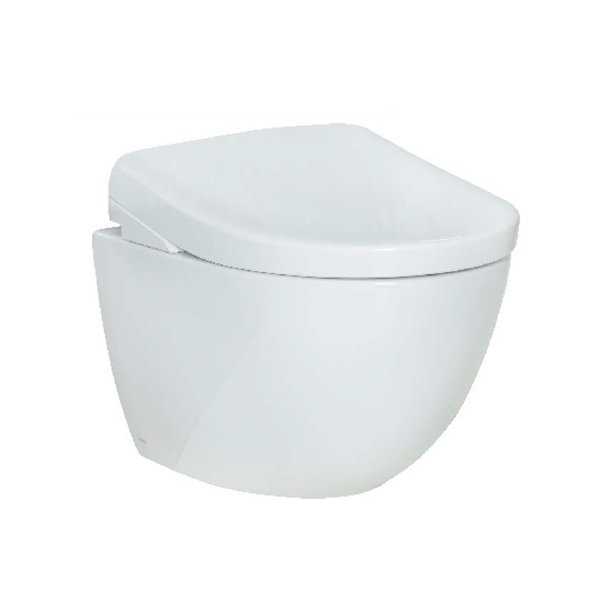 TOTO CW592EMUNW1 wall hung toilet with TORNADO FLUSH and CEFIONTECT technology, elongated bowl design